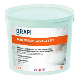Tablettes pour Lave-Vaisselle 6 en 1 - 160 Tablettes de 15 g