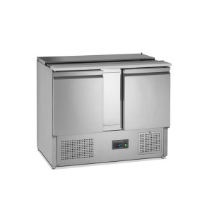 Saladette Réfrigérée GN 1/1 en Inox - 2 Portes - 240 L