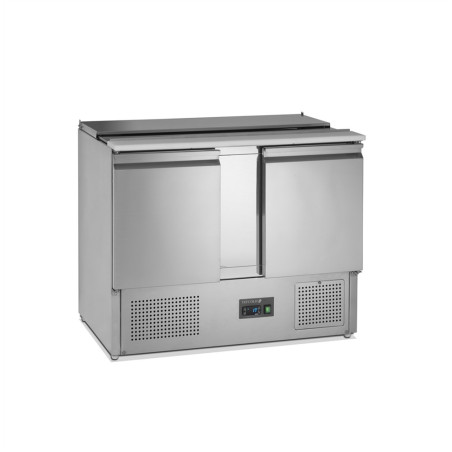 Saladette Réfrigérée GN 1/1 en Inox - 2 Portes - 240 L Saladette Réfrigérée GN 1/1 en Inox - 2 Portes - 240 L