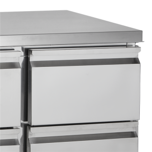 Saladette Réfrigérée Positive GN 1/1 en Inox - 3 Portes - 368 L