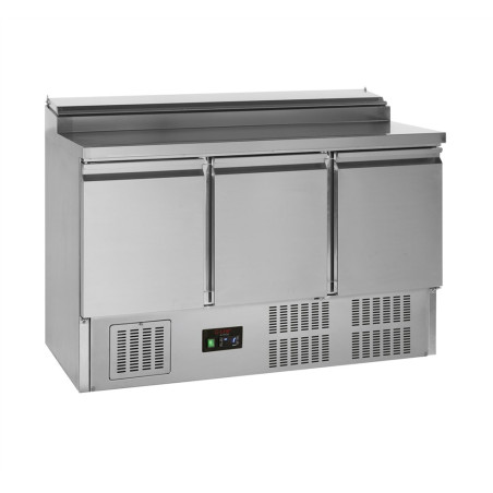 Saladette Réfrigérée GN 1/1 en Inox - 3 Portes - 320 L Saladette Réfrigérée GN 1/1 en Inox - 3 Portes - 320 L