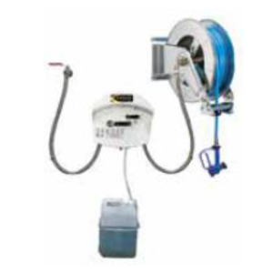 Centrale de Nettoyage MonoProduit Caréné & Enrouleur Automatique Inox - 20 M ACSE