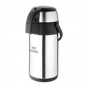 Pichet À Pompe Pour Eau Chaude en Inox - 3 L Olympia - 1
