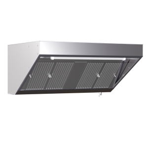 Hotte Snack Profondeur 900 avec Led et Sans Moteur - Longueur 1200