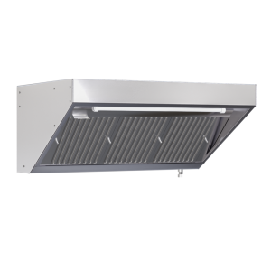 Hotte Snack Profondeur 700 avec Led et Sans Moteur - Longueur 1800
