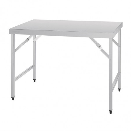 Table Pliante en Inox - 1200 mm Vogue - 1 Table Pliante en Inox - 1200 mm Vogue - 1