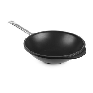 Wok en Fonte d'Aluminium - 32 cm de Diamètre