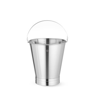 Seau en Inox avec Fond Renforcé - 12 L