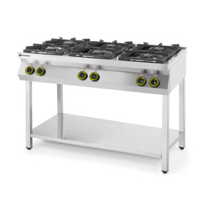Table de Cuisson à gaz Kitchen Line - 6 Feux