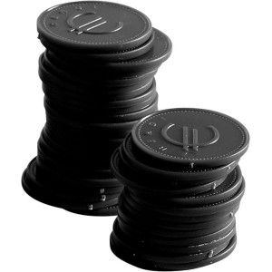 Jetons Noirs - Lot de 100