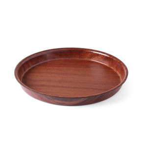 Plateau Woodform Rond à Bord Haut - 320 mm de Diamètre