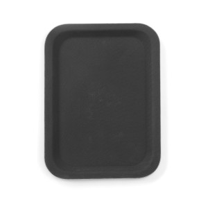 Plateau Rectangulaire en Fibre de Verre - Noir - 280 x 200 mm