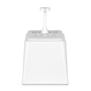 Distributeur de Sauce avec Pompe - Blanc - 2,5 L