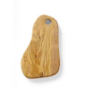 Plateau à Fromage avec Trou en Bois d'Olivier - 350 x 210 mm