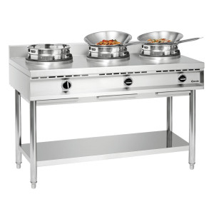 Cuisinière Wok à Gaz - 3 Brûleurs