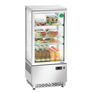 Mini Vitrine Réfrigérée - 78 L Inox