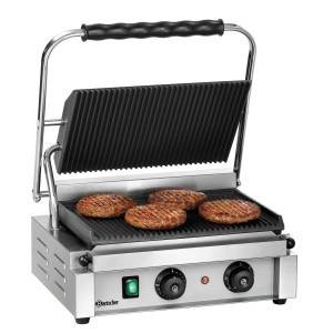 Grill Panini de Contact - Plaques Rainurées