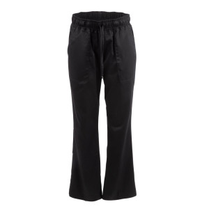 Pantalon de Cuisine Femme Noir Executive - Taille S