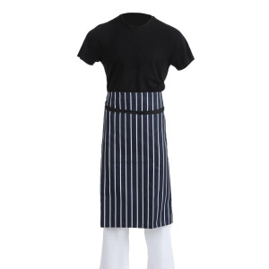 Tablier de Cuisine Rayé Bleu et Blanc - 760 x 920 mm
