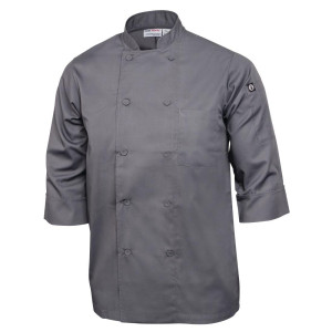 Veste de Cuisine Mixte Grise - Taille S