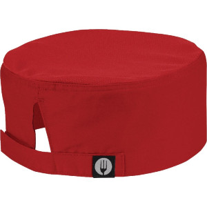 Calot de Cuisine Rouge - Taille Unique
