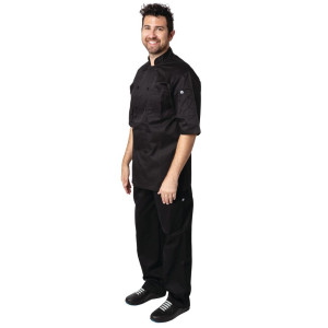 Veste de Cuisine Mixte Noire Montreal - Taille XL