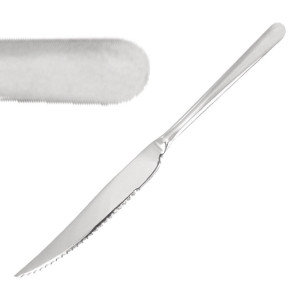 Couteau à Viande ou à Pizza Miroir - 235 mm - Lot de 12