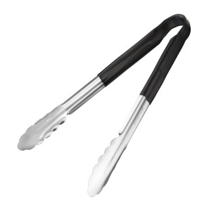 Pince de Service Noire en Inox - 300 mm