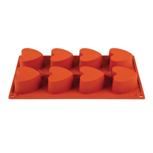 Moule Anti-adhésif en Silicone Forme de Coeur- P 35 mm