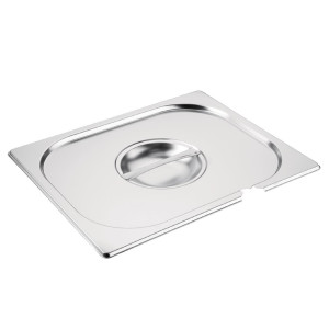 Couvercle Inox GN 1/2 avec Encoche