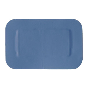 Pansements Bleus Amovibles 28 x 38 mm - Lot de 50