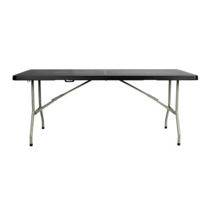 Table Pliable Noire - L 180 cm