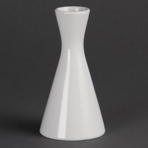 Vase Bouteille Blanc 140 mm - Lot de 6