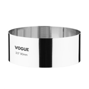Cercle à Mousse en Inox - Ø 90 mm - P 35 mm