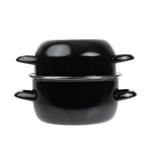 Marmite à Moules Émaillée - Ø 200 mm - Capacité 1 kg
