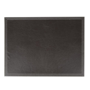 Set de Table en Simili Cuir Marron - 300 x 400 mm