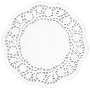 Napperon Rond en Papier - Ø 100 mm - Lot de 250