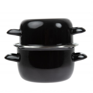 Marmite à Moules Émaillée - Ø 140 mm - Capacité 0,5 kg