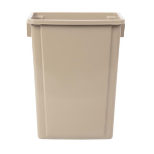 Conteneur de Recyclage Beige en Polypropylène - 56 L
