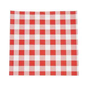 Papier Ingraissable Vichy Rouge 250 x 250 mm - Lot de 200