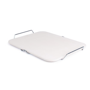 Pierre à Pizza Rectangulaire avec Support - 380 x 305 mm