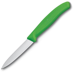 Couteau d'Office Vert - Lame 8 cm