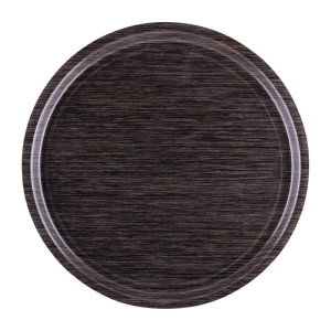 Plateau Rond Antidérapant Wengé - Ø 450 mm