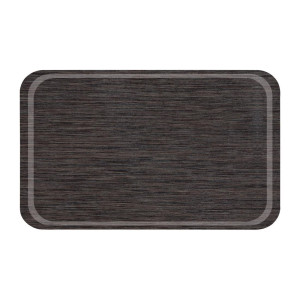 Plateau Rond en Mélamine Wengé Euronorme GN 1/1