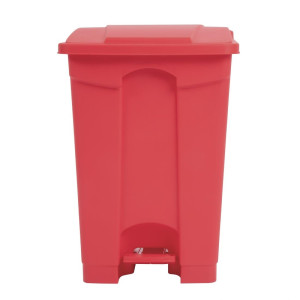 Poubelle de Cuisine à Pédale Rouge - 45 L
