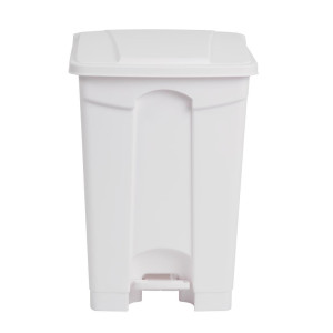 Poubelle de Cuisine à Pédale Blanche - 45 L
