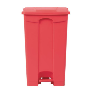 Poubelle de Cuisine à Pédale Rouge - 87 L