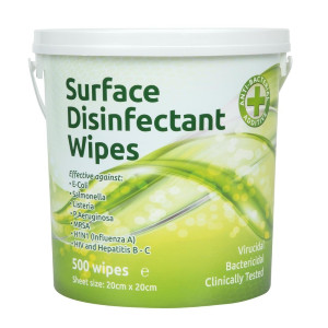 Boîte de Lingettes Désinfectantes de Surface - Lot de 500