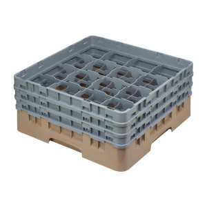 Casier à Verres 16 Compartiments Camrack Beige - Hauteur Max 174 mm