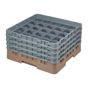 Casier à Verres 25 Compartiments Camrack Beige Hauteur Max - 215 mm